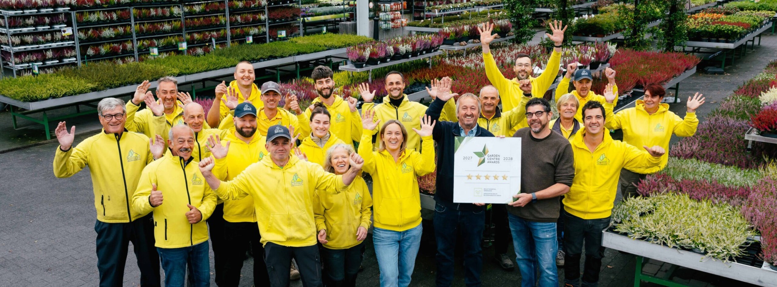 Genker plantencentrum wint Beste Plantencentrum van België en sleept bovendien de titel van ‘Overall winner’ als Beste Tuin- of plantencentrum van België 2027-2028 in de wacht.